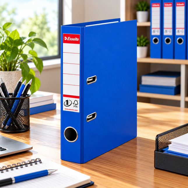 ESSELTE Premium Lever Arch File Boxfile A4 50mm με No.1 Mechanism Μπλέ