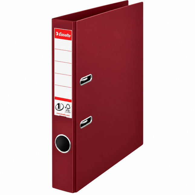 ESSELTE Premium Lever Arch File Boxfile A4 50mm με No.1 Mechanism Μπορντό
