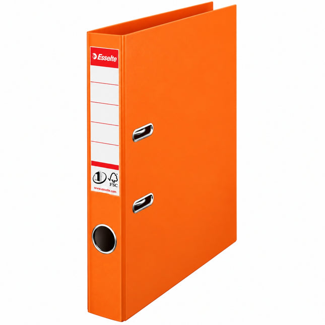 ESSELTE Premium Lever Arch File Boxfile A4 50mm με No.1 Mechanism Πορτοκαλί