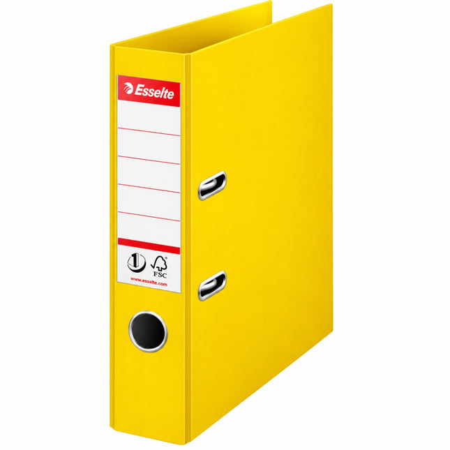 Esselte Premium Plastic Lever Arch File Boxfile A4 75mm με No.1 Mechanism Κίτρινο