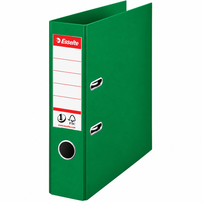 Esselte Premium Plastic Lever Arch File Boxfile A4 75mm με No.1 Mechanism Πράσινο