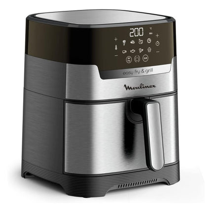 MOULINEX Easy Fry & Grill XXL Air Fryer 2σε1 Φριτέζα & Ψησταριά Αέρος 1400W με Χωρητικότητα Κάδου 4.2L, 8 Προγράμματα, Χρονοδιακόπτης & Τεχνολογία Extra Crisp EZ505D10