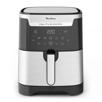 MOULINEX Easy Fry & Grill XXL Air Fryer 2σε1 Φριτέζα & Ψησταριά Αέρος 1830W με Χωρητικότητα Κάδου 6.5L, Αφαιρούμενο Διαχωριστικό, 8 Προγράμματα & Χρονόμετρο EZ801D10