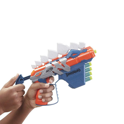 Nerf DinoSquad Stego Smash Blaster Εκτοξευτής Βελών με Σχέδιο Στεγόσαυρου F0805 8+Ετών