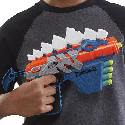 Nerf DinoSquad Stego Smash Blaster Εκτοξευτής Βελών με Σχέδιο Στεγόσαυρου F0805 8+Ετών