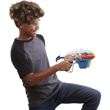 Nerf DinoSquad Stego Smash Blaster Εκτοξευτής Βελών με Σχέδιο Στεγόσαυρου F0805 8+Ετών