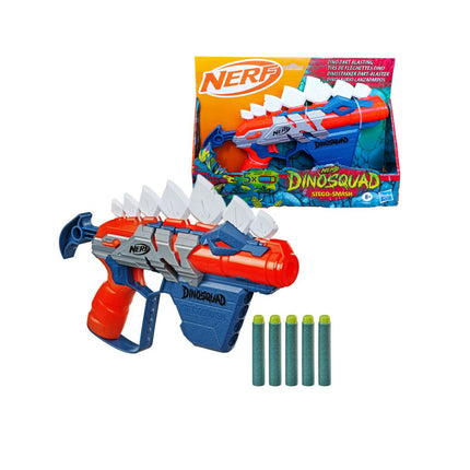 Nerf DinoSquad Stego Smash Blaster Εκτοξευτής Βελών με Σχέδιο Στεγόσαυρου F0805 8+Ετών