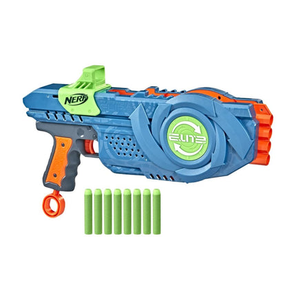 Nerf Elite 2.0 Flipshots Flip-8 Εκτοξευτής Βελών με 8 Κάννες και 8 Nerf Elite Βελάκια F2549 8+ Ετών Μπλε