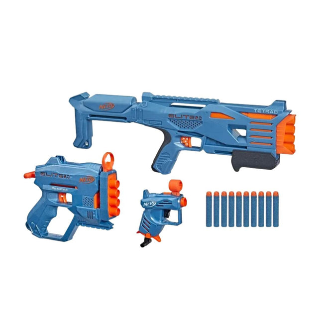 NERF Hasbro Elite 2.0 Stockpile Pack Σετ Εκτοξευτών με Βελάκια F5031 8+ Ετών