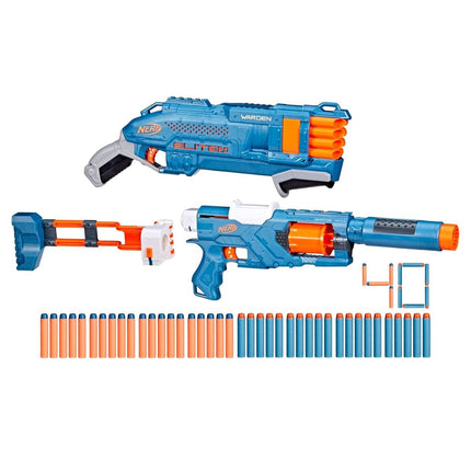 NERF Hasbro Elite 2.0 Double Defense Pack με 2 Εκτοξευτές & Βελάκια F5033 8+ Ετών