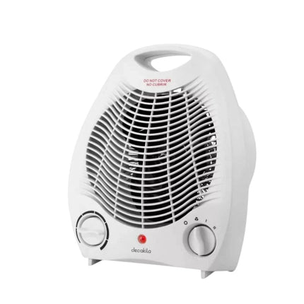 DECAKILA Αερόθερμο 2000W με Ρυθμιζόμενο Θερμοστάτη & Προστασία Υπερθέρμανσης KEFH002W