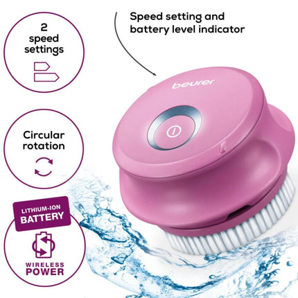 Beurer Pureo Complete Cleansing Ηλεκτρική Βούρτσα Καθαρισμού Σώματος με Αποσπώμενη Λαβή και Αυτονομία έως 60 Λεπτά FC55