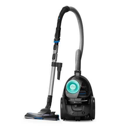 PHILIPS Ισχυρή Ηλεκτρική Σκούπα χωρίς Σακούλα Series 5000 900W 1.5L με Τεχνολογία PowerCyclone 7 Χρώμα Μαύρο-Μπλε FC9550/09