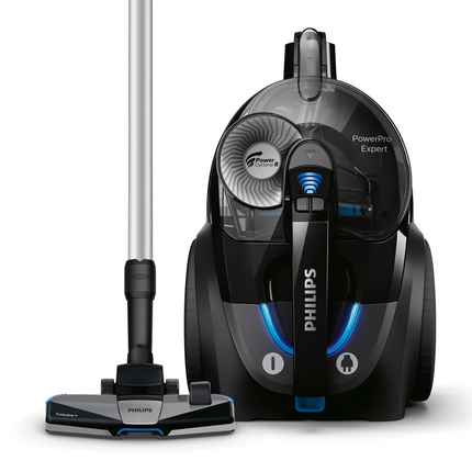 PHILIPS Ισχυρή Ηλεκτρική Σκούπα χωρίς Σακούλα 900W 2L με Τεχνολογία PowerCyclone 8 και Φίλτρο Allergy H13 Χρώμα Μαύρο FC9741/09