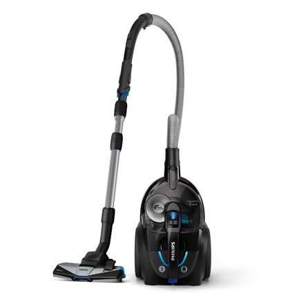 PHILIPS Ισχυρή Ηλεκτρική Σκούπα χωρίς Σακούλα 900W 2L με Τεχνολογία PowerCyclone 8 και Φίλτρο Allergy H13 Χρώμα Μαύρο FC9741/09