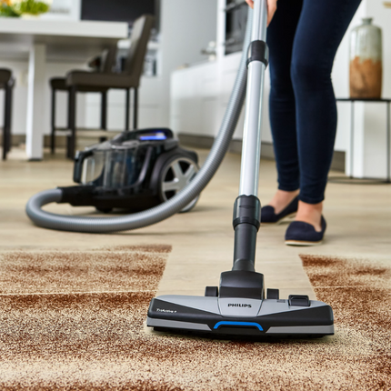 PHILIPS Ισχυρή Ηλεκτρική Σκούπα χωρίς Σακούλα 900W 2L με Τεχνολογία PowerCyclone 8 και Φίλτρο Allergy H13 Χρώμα Μαύρο FC9741/09