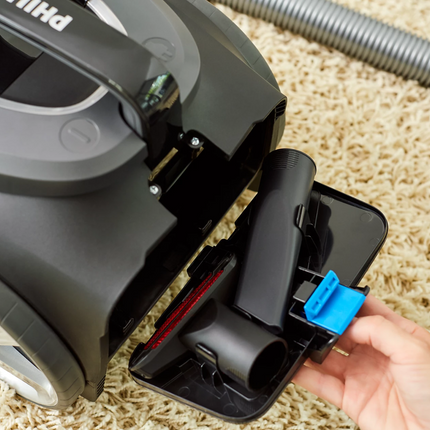 PHILIPS Ισχυρή Ηλεκτρική Σκούπα χωρίς Σακούλα 900W 2L με Τεχνολογία PowerCyclone 8 και Φίλτρο Allergy H13 Χρώμα Μαύρο FC9741/09
