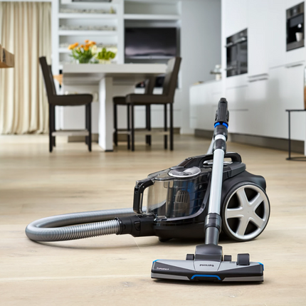 PHILIPS Ισχυρή Ηλεκτρική Σκούπα χωρίς Σακούλα 900W 2L με Τεχνολογία PowerCyclone 8 και Φίλτρο Allergy H13 Χρώμα Μαύρο FC9741/09