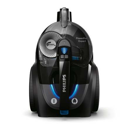 PHILIPS Ισχυρή Ηλεκτρική Σκούπα χωρίς Σακούλα 900W 2L με Τεχνολογία PowerCyclone 8 και Φίλτρο Allergy H13 Χρώμα Μαύρο FC9741/09