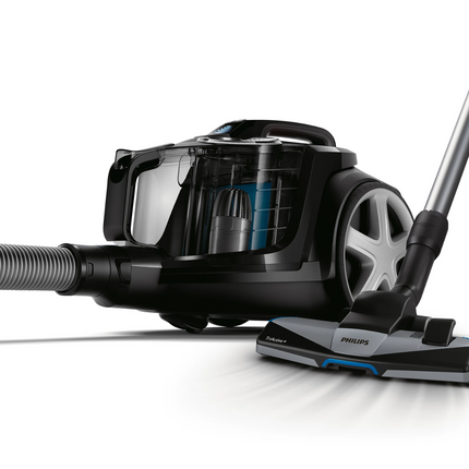 PHILIPS Ισχυρή Ηλεκτρική Σκούπα χωρίς Σακούλα 900W 2L με Τεχνολογία PowerCyclone 8 και Φίλτρο Allergy H13 Χρώμα Μαύρο FC9741/09