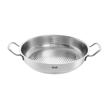 FISSLER Original Profi Σωτέζα Ανοξείδωτου Ατσαλιού 28cm με Δύο Λαβές για Όλες τις Εστίες 084-388-28-100/0