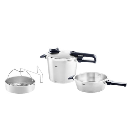 FISSLER Vitavit® Premium Σετ Χύτρας Ταχύτητας 2.5L & 6L από Ανοξείδωτο Ατσάλι 18/10 622-412-12-070/0