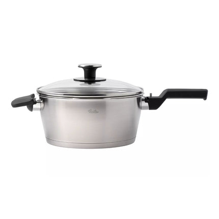 FISSLER Vitaquick Premium Σετ Χύτρας Ταχύτητας 22cm 6L & 3.5L με Ένθετο Ατμού και Γυάλινο Καπάκι 602-410-13-090/0