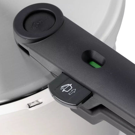 FISSLER Vitaquick Premium Σετ Χύτρας Ταχύτητας 22cm 6L & 3.5L με Ένθετο Ατμού και Γυάλινο Καπάκι 602-410-13-090/0