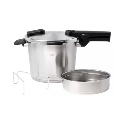 FISSLER Vitaquick Premium  Χύτρα Ταχύτητας 22cm 6L με Ένθετο Ατμού 602-410-06-070/0