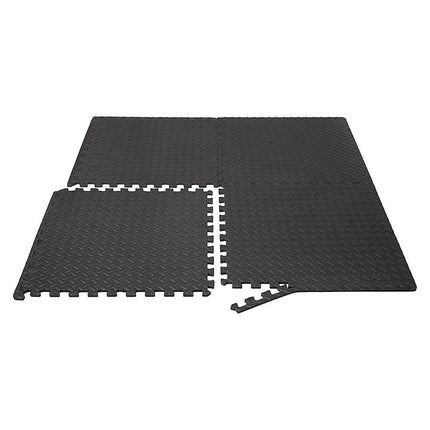 Πάζλ Πατώματος Χωρίς Περιθώρια 4 τεμαχίων 60x60x1,2cm Γκρίζο