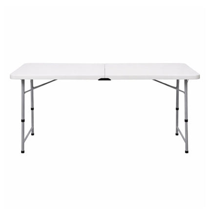 Πτυσσόμενο Ορθογώνιο Τραπέζι 122x61cm από Ανοξείδωτο Χάλυβα