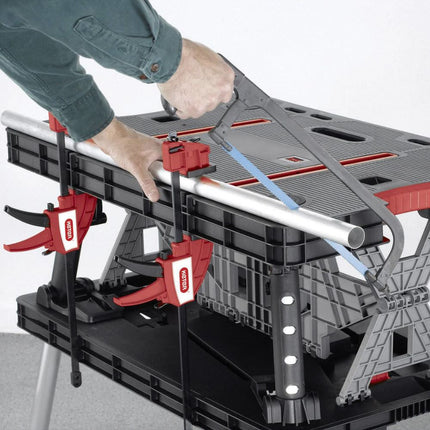 KETER Πτυσσόμενο Τραπέζι ΕργασίαςΚατάλληλο για Εργασίες DIY, Ξυλουργικές Εφαρμογές, Ηλεκτρικά Εργαλεία και Επαγγελματική Χρήση