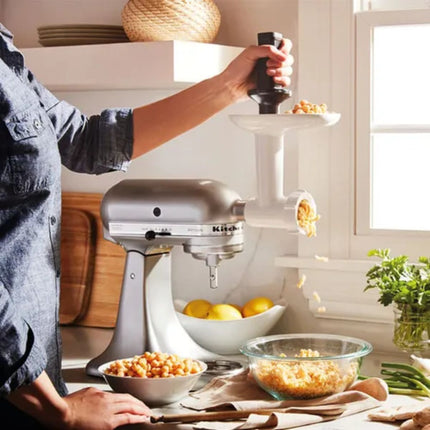 KitchenAid Εξάρτημα Άλεσης Τροφίμων για Επιτραπέζιο Μίξερ 5KSMFGA Λευκό