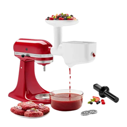 KitchenAid Σετ Άλεσης και Σουρωτηριού για Επιτραπέζιο Μίξερ 5KSMFVSFGA Λευκό