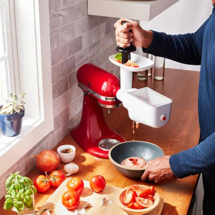 KitchenAid Σετ Εξαρτημάτων Μίξερ με Μηχανή Άλεσης, Σουρωτήρι και Κόφτη Λαχανικών 9 Τεμάχια 5KSM2FPPC