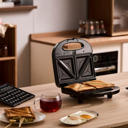 Morphy Richards Τοστιέρα 3 σε 1 700W για Σάντουιτς, Βάφλες και Ψήσιμο ST50064B Μαύρο
