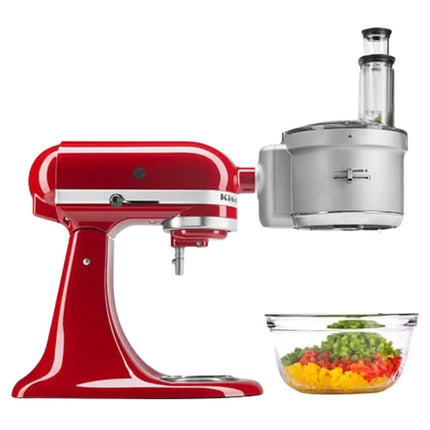 KitchenAid Artisan Επεξεργαστή Τροφίμων Μίξερ για Κοπή, Τρίψιμο και Κύβους 5KSM2FPA Ασημί