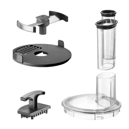 KitchenAid Artisan Επεξεργαστή Τροφίμων Μίξερ για Κοπή, Τρίψιμο και Κύβους 5KSM2FPA Ασημί
