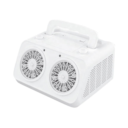 Φορητή Αυτόματη Μηχανή Φυσαλίδων με Δύο Ανεμιστήρες για Αύθονες Φυσαλίδες το Λεπτό Μαύρο/Άσπρο