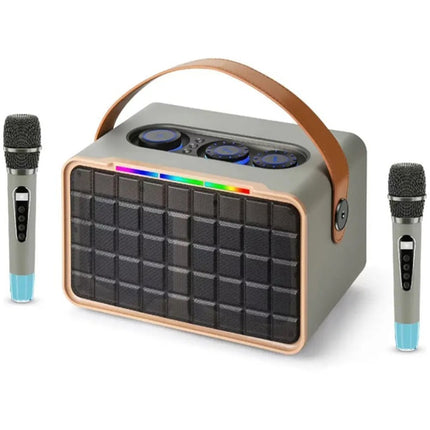 Φορητό Karaoke με Ισχυρό Ηχείο 40W & 2 Μικρόφωνα JOYOUS SOUND