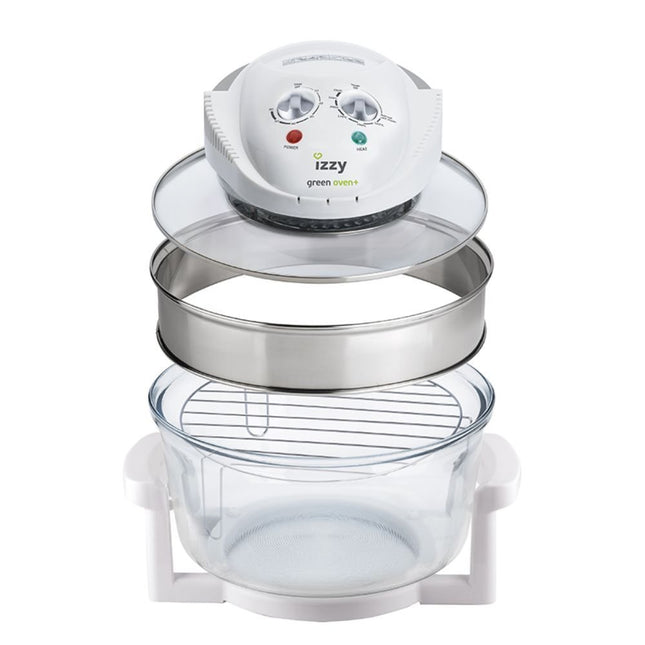 IZZY AC2 Green Oven+ Multi Φουρνάκι Ρομπότ 17lt με Λάμπα Αλογόνου