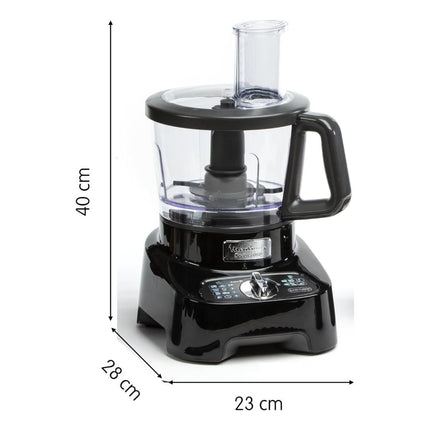 MOULINEX DoubleForce Πολυμίξερ Κουζίνας 1000W με 28 Λειτουργίες, Μπολ 3L, Μπλέντερ 2L, 8 Αξεσουάρ, Λεπίδες Τιτανίου & 6 Ταχύτητες FP821811