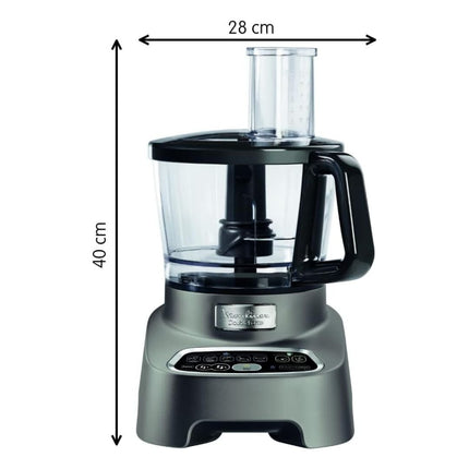 MOULINEX Double Force Digital Πολυκόφτης 1000W με Χωρητικότητα Μπολ 3L, Διπλό Μοτέρ, Έξυπνο Ψηφιακό Έλεγχο & Τεχνολογία Λεπιδών Powelix Life  FP827E27