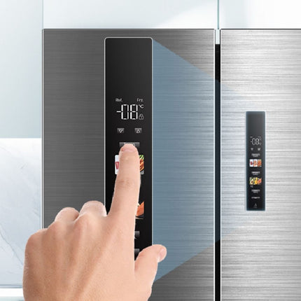 Midea Smart Side by Side Ψυγείο 515L Inverter με PST+ Αποστείρωση, V-Tech Fresh Zone & Wi-Fi, Nightsky Black