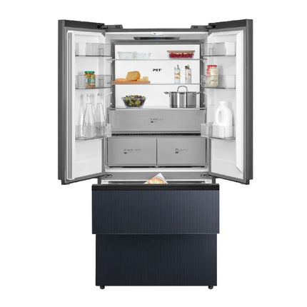 Midea Smart Side by Side Ψυγείο 515L Inverter με PST+ Αποστείρωση, V-Tech Fresh Zone & Wi-Fi, Nightsky Black