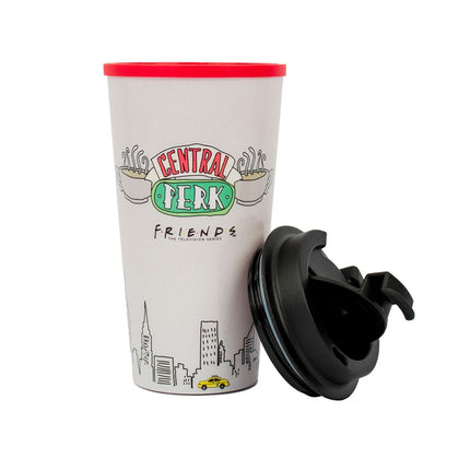 Friends Screw Top Θερμός Διπλού Τοιχώματος με Αντιολισθητική Βάση 3+ Ετών Άσπρο