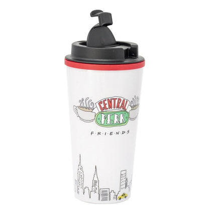 Friends Screw Top Θερμός Διπλού Τοιχώματος με Αντιολισθητική Βάση 3+ Ετών Άσπρο