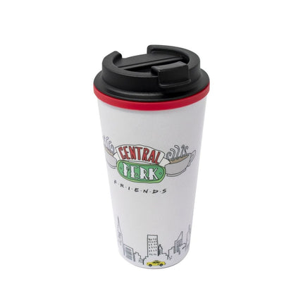 Friends Screw Top Θερμός Διπλού Τοιχώματος με Αντιολισθητική Βάση 3+ Ετών Άσπρο