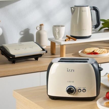 IZZY Φρυγανιέρα 2 Θέσεων 800W CRÈME Μπεζ