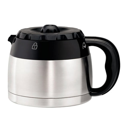 MOULINEX Subito Καφετιέρα Φίλτρου με Θερμομονωτική Ανοξείδωτη Κανάτα 0.9L για 8-10 Φλιτζάνια, Anti-drip Σσύστημα & Αυτόματη Απενεργοποίηση FT360811